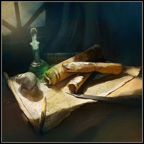 The maroon scrolls of magic